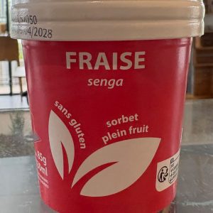 Glace fraise